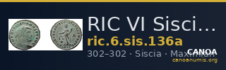 RIC VI Siscia 136a — CANOA