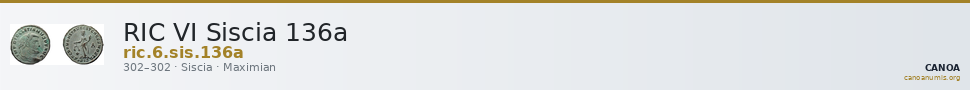 RIC VI Siscia 136a — CANOA