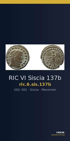 RIC VI Siscia 137b — CANOA