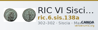 RIC VI Siscia 138a — CANOA