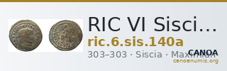 RIC VI Siscia 140a — CANOA