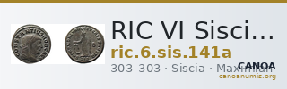 RIC VI Siscia 141a — CANOA
