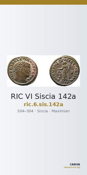 RIC VI Siscia 142a — CANOA