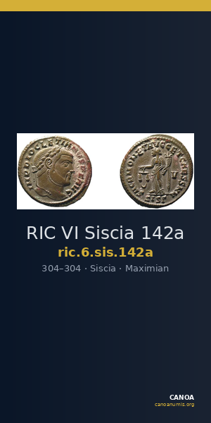 RIC VI Siscia 142a — CANOA