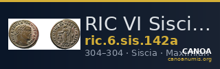 RIC VI Siscia 142a — CANOA