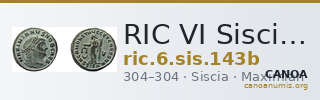 RIC VI Siscia 143b — CANOA