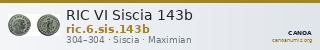 RIC VI Siscia 143b — CANOA