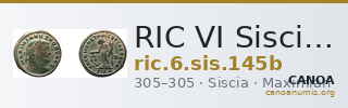 RIC VI Siscia 145b — CANOA
