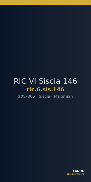 RIC VI Siscia 146 — CANOA