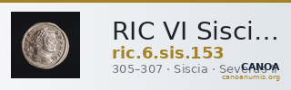 RIC VI Siscia 153 — CANOA