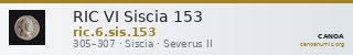 RIC VI Siscia 153 — CANOA