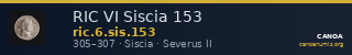 RIC VI Siscia 153 — CANOA