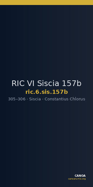 RIC VI Siscia 157b — CANOA