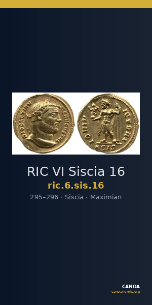 RIC VI Siscia 16 — CANOA