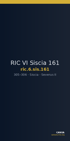 RIC VI Siscia 161 — CANOA
