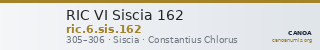 RIC VI Siscia 162 — CANOA