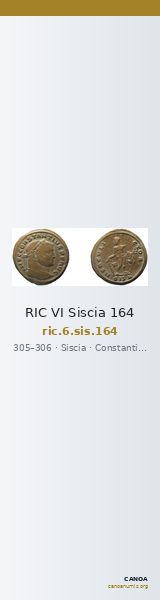 RIC VI Siscia 164 — CANOA