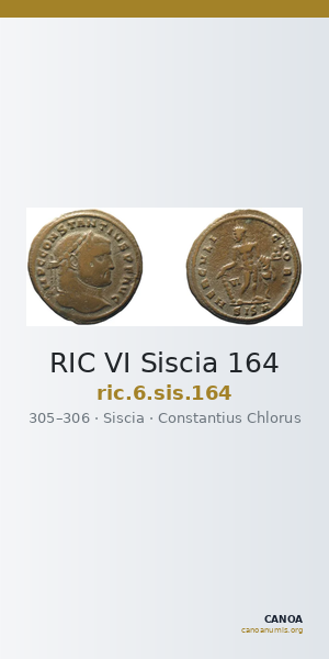 RIC VI Siscia 164 — CANOA