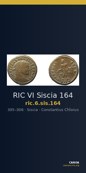 RIC VI Siscia 164 — CANOA