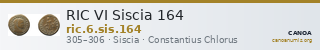 RIC VI Siscia 164 — CANOA