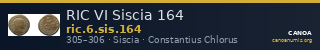 RIC VI Siscia 164 — CANOA