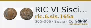 RIC VI Siscia 165a — CANOA