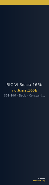 RIC VI Siscia 165b — CANOA