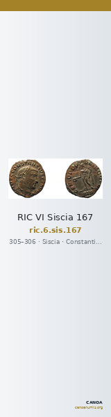 RIC VI Siscia 167 — CANOA