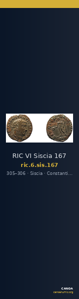 RIC VI Siscia 167 — CANOA