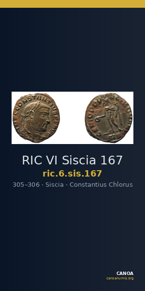 RIC VI Siscia 167 — CANOA