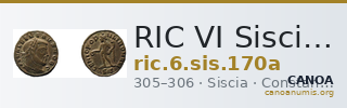 RIC VI Siscia 170a — CANOA