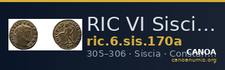 RIC VI Siscia 170a — CANOA