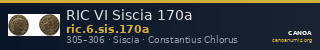 RIC VI Siscia 170a — CANOA