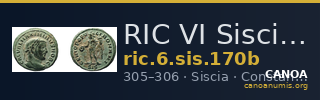 RIC VI Siscia 170b — CANOA