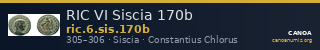 RIC VI Siscia 170b — CANOA