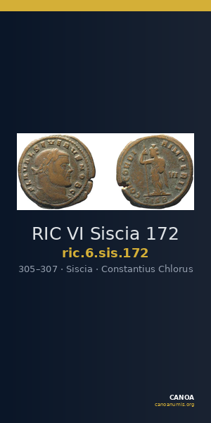 RIC VI Siscia 172 — CANOA