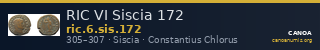RIC VI Siscia 172 — CANOA