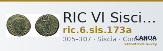 RIC VI Siscia 173a — CANOA