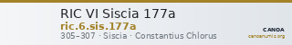 RIC VI Siscia 177a — CANOA