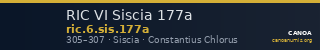 RIC VI Siscia 177a — CANOA
