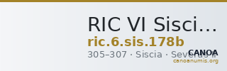 RIC VI Siscia 178b — CANOA