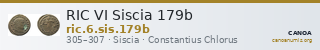 RIC VI Siscia 179b — CANOA