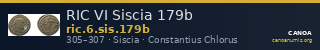 RIC VI Siscia 179b — CANOA