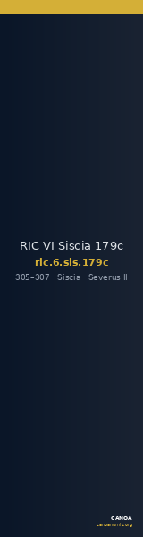 RIC VI Siscia 179c — CANOA
