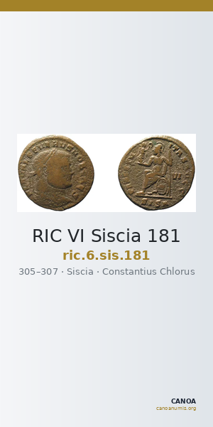 RIC VI Siscia 181 — CANOA