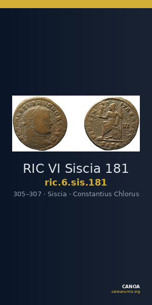 RIC VI Siscia 181 — CANOA