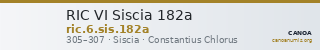 RIC VI Siscia 182a — CANOA