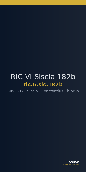 RIC VI Siscia 182b — CANOA