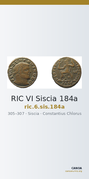 RIC VI Siscia 184a — CANOA