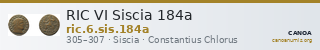RIC VI Siscia 184a — CANOA